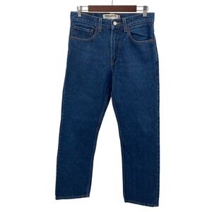 Levi's Mens W31 L30 505 Denim Jeans Dark Blue‎ Classic Style Regular Fit